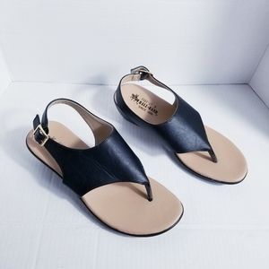 BALL-BAND FOXY-27 LIGHTWEIGHT THONG SANDAL SLINGBACK SIZE 9